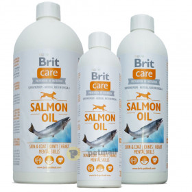 BRIT CARE SALMON OIL - 100% натурално масло от сьомга за красива козина и здрава кожа